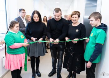 Pristatyti pokyčiai „Žiburėlio“ mokykloje-daugiafunkciniame centre