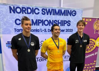 Šiaurės Europos (NORDIC) plaukimo čempionate - marijampoliečio bronza