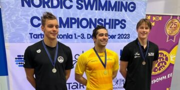 Šiaurės Europos (NORDIC) plaukimo čempionate - marijampoliečio bronza