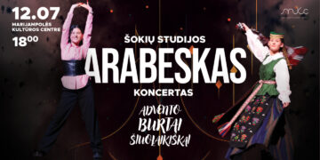 Šokių grupės „Arabeskas“ koncertas „Advento burtai šiuolaikiškai“