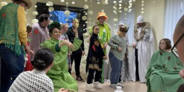 Vilkaviškio socialinės pagalbos centro Neįgalaus jaunimo dienos užimtumo padalinyje - Kalėdinė popietė