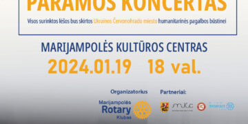 Marijampolės Rotary klubo paramos Ukrainai koncertas