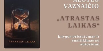 Aloyzo Vaznaičio poezijos rinkinio „Atrastas laikas“ pristatymas