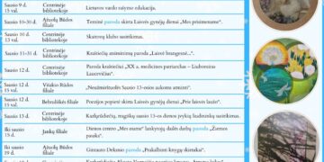 Jurgio Dovydaičio bibliotekos renginiai. Sausis 2024