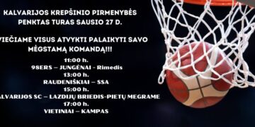 Kalvarijos krepšinio pirmenybės. Penktasis turas