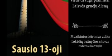 LAISVĖS GYNĖJŲ DIENOS PAMINĖJIMAS LEKĖČIŲ ŠV. KAZIMIERO BAŽNYČIOJE