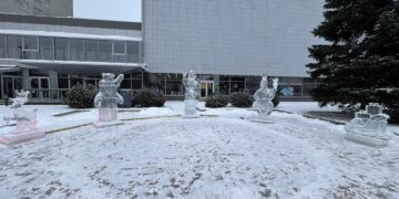 Ledo skulptūros Marijampolėje