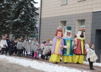 Marijampolę aplankė Trys karaliai