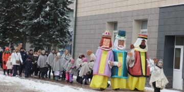 Marijampolę aplankė Trys karaliai