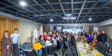 Marijampolėje - jaukus naujametinis susitikimas su I grupės neįgaliųjų draugija