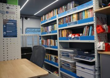 Marijampolės savivaldybėje pradėjo kursuoti biblioteka ant ratų