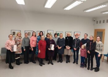 Petro Kriaučiūno bibliotekoje atidaryta paroda „Kuriant kuriam save“