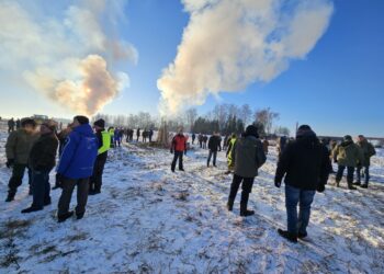 Šakių rajone iki pat vakaro degė ūkininkų protesto laužai