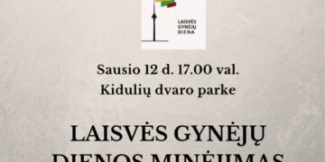Sausio 13-osios minėjimas Kiduliuose