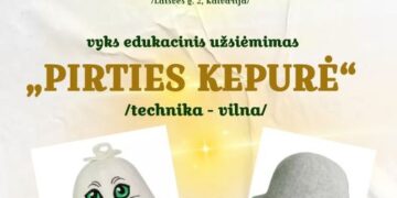 TAU edukacinis užsiėmimas „Pirties kepurė“