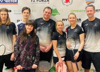 „Hummel“ badmintono lygos trečiame etape Kazlų Rūdos badmintonininkai iškovojo prizines vietas