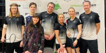 „Hummel“ badmintono lygos trečiame etape Kazlų Rūdos badmintonininkai iškovojo prizines vietas