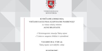 Susitikimas su VRM ministre Agne Bilotaite