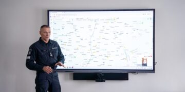 Marijampolės kelių policijos viršininkas Rolandas Gylys pristatė paruoštą veiksmų planą