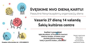 NVO dienos renginys Šakiuose