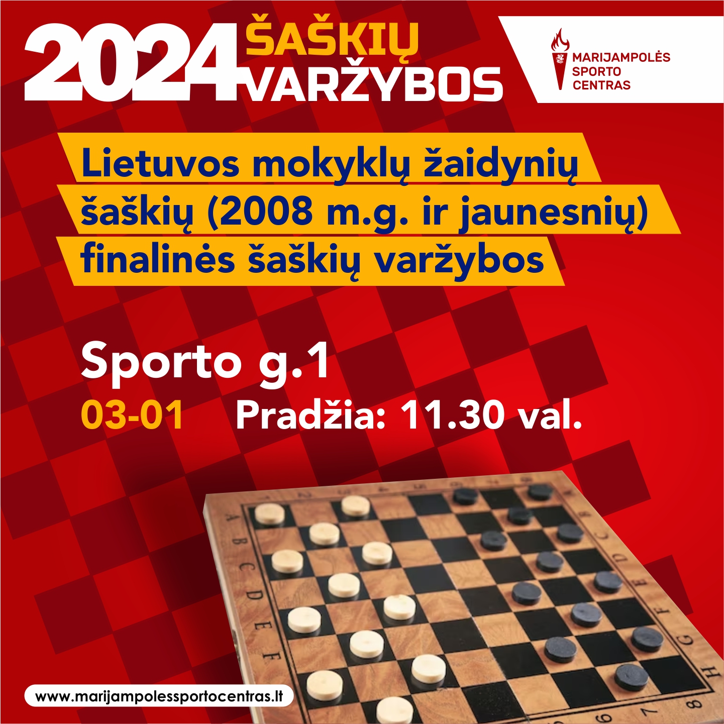 Lietuvos mokyklų žaidynių šaškių (2008 m. g. ir jaunesnių) finalinės šaškių varžybos