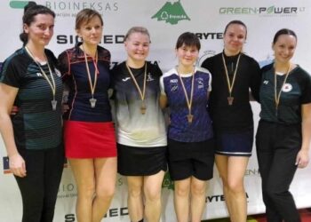 Hummel lygos rezervo „Laisvė Plunksnoms“ badmintono turnyre Kazlų Rūdos atstovai tapo prizininkais