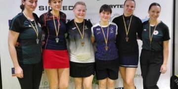 Hummel lygos rezervo „Laisvė Plunksnoms“ badmintono turnyre Kazlų Rūdos atstovai tapo prizininkais