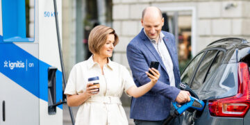 Ignitis ON įkrovimo prieigos