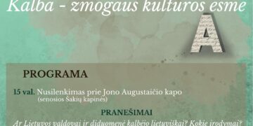 JONO AUGUSTAIČIO VARDINĖS STATULĖLĖS „RAIDĖ A“ ĮTEIKIMO ŠVENTĖ „KALBA – ŽMOGAUS KULTŪROS ESMĖ“