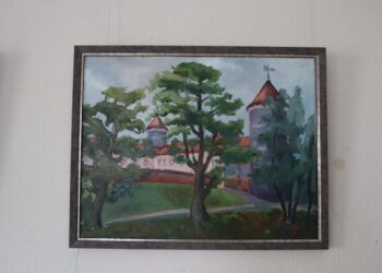 Jurgio Dovydaičio viešojoje bibliotekoje eksponuojama kaunietės menininkės Kristinos Padleckienės darbų paroda