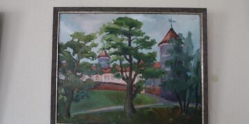 Jurgio Dovydaičio viešojoje bibliotekoje eksponuojama kaunietės menininkės Kristinos Padleckienės darbų paroda