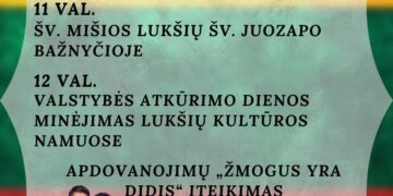Lietuvos valstybės atkūrimo diena Lukšiuose