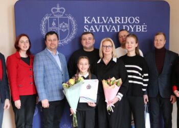 MKL konkurse triumfavusiai kalvarijietei - mero padėka
