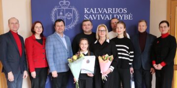 MKL konkurse triumfavusiai kalvarijietei - mero padėka