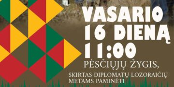 Pėsčiųjų žygis diplomatų Lozoraičių metams paminėti