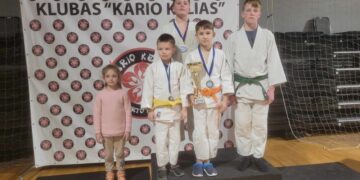 Sporto centro dziudo imtynininkai „ADM AUTOPARTS“ atvirame dziudo turnyre iškovojo tris medalius
