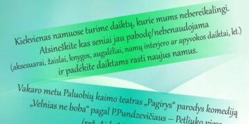 Vakaronė „Daiktų mainytuvės prie kavos“