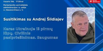 Vasario 24-osios agresyvaus karo fazės metinių minėjimas su karo instruktoriumi Andrej Šildiajev