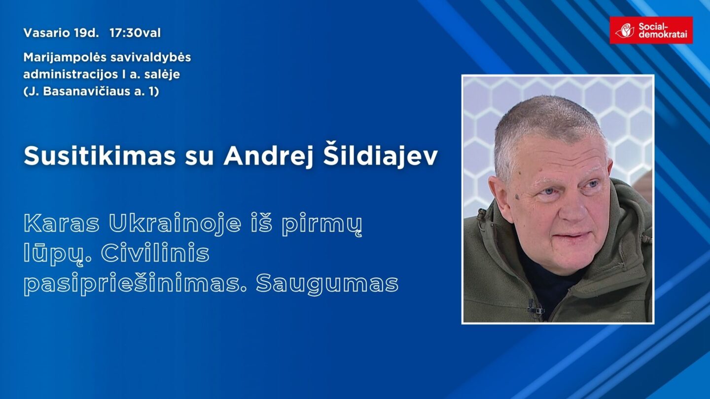Vasario 24-osios agresyvaus karo fazės metinių minėjimas su karo instruktoriumi Andrej Šildiajev