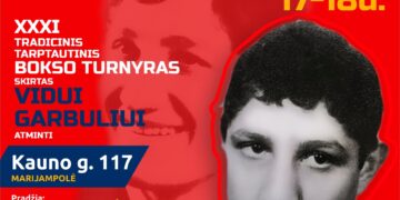 XXXI TRADICINIS TARPTAUTINIS BOKSO TURNYRAS SKIRTAS VIDUI GARBULIUI ATMINTI