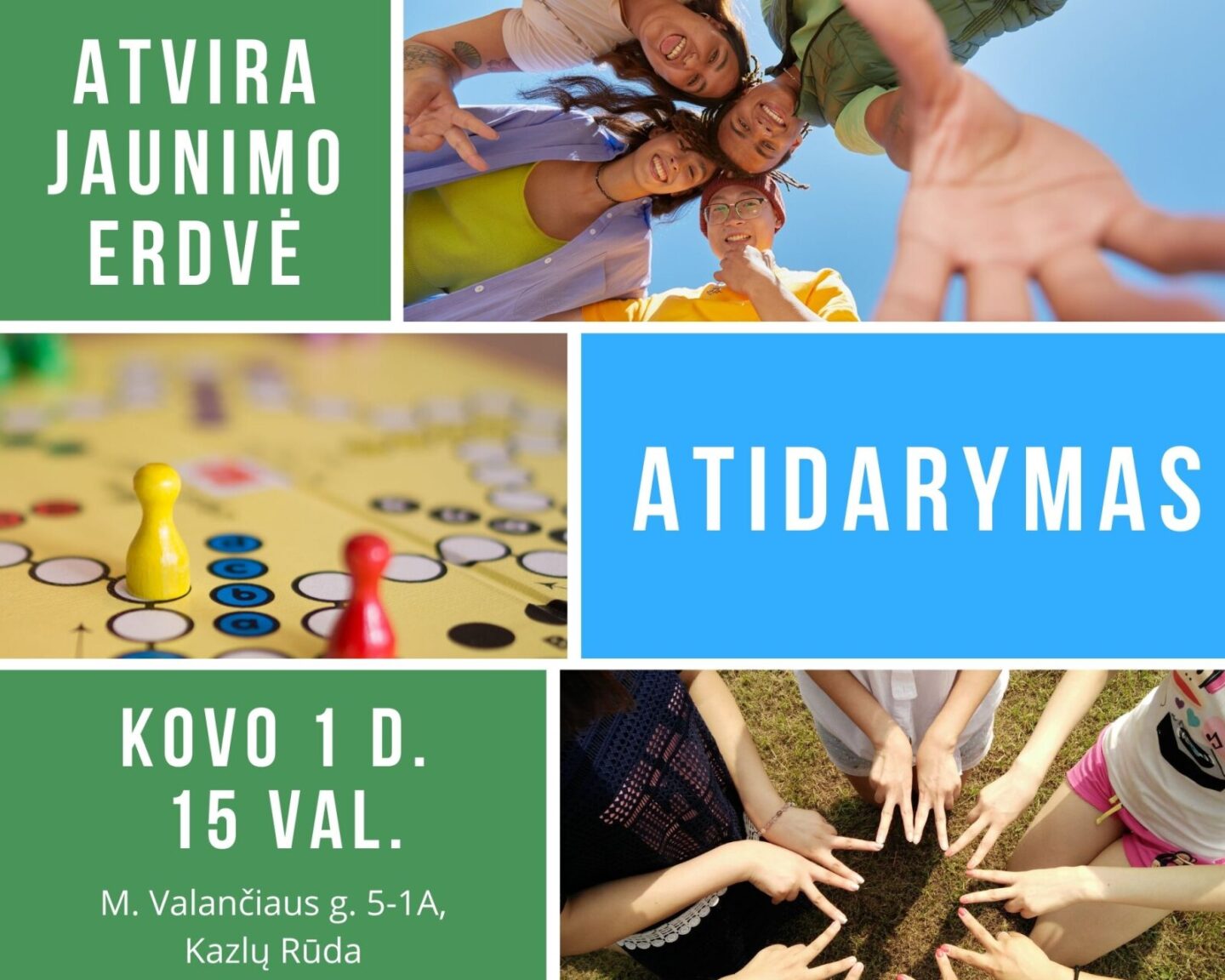 Atviros jaunimo erdvės atidarymas