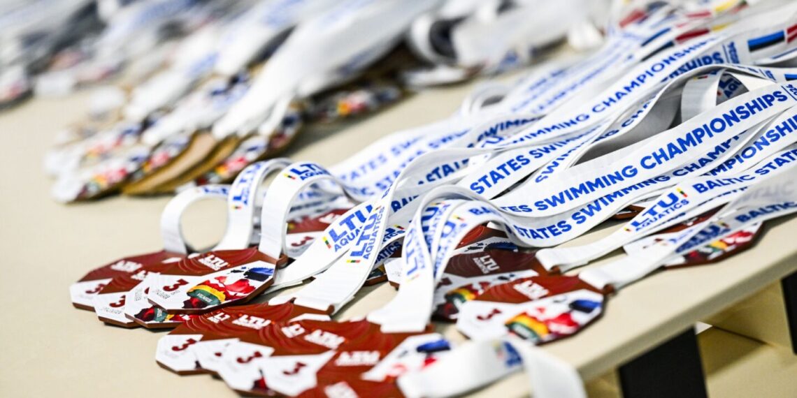 Baltijos šalių plaukimo čempionate - MSC plaukiko medaliai