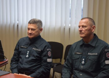 Prisistatė naujasis Vilkaviškio rajono policijos komisariato viršininkas