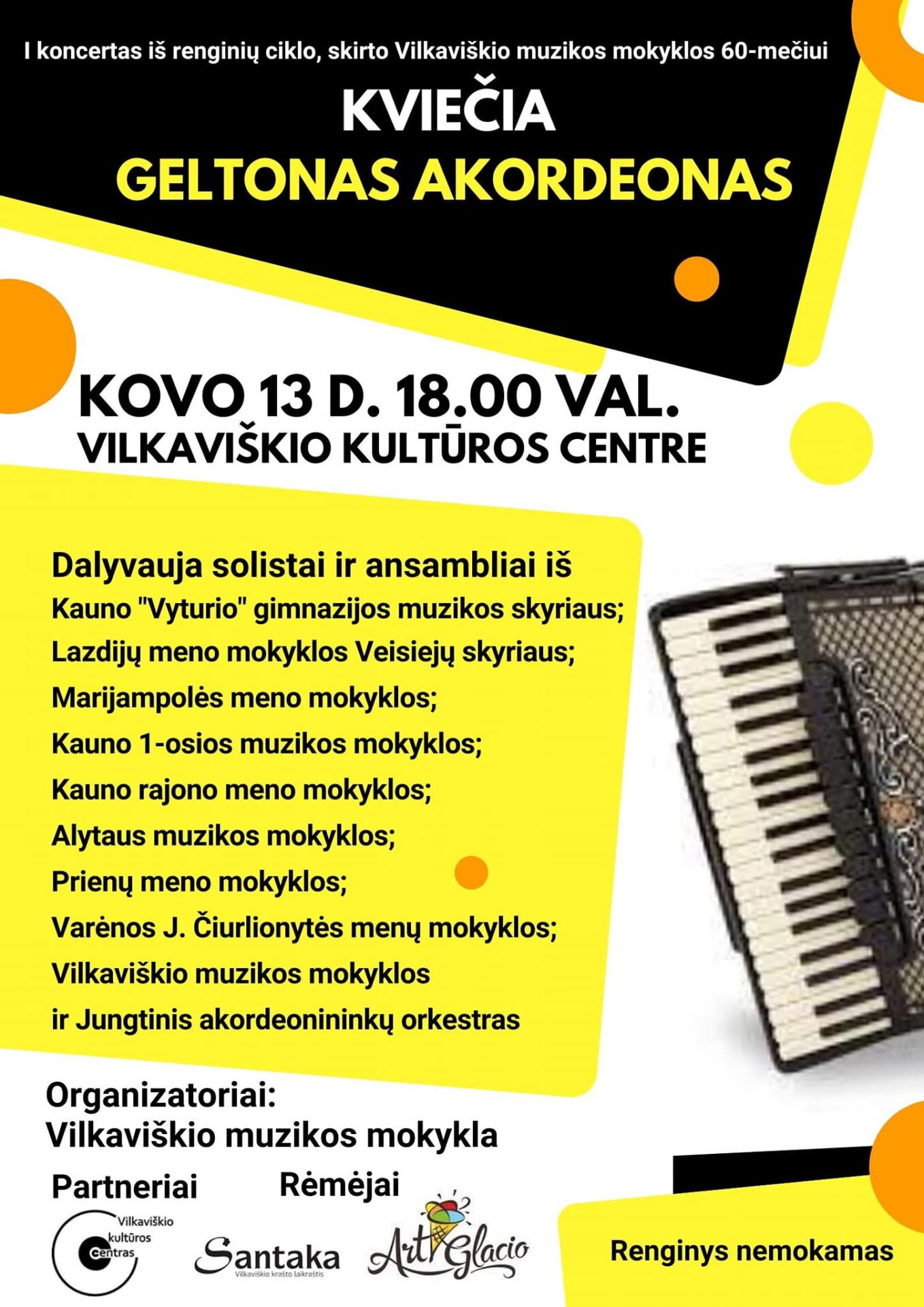 I-asis koncertas, skirtas Vilkaviškio muzikos mokyklos 60-mečiui