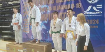 Kazlų Rūdos sporto centro dziudo imtynininkas – jaunučių ir jaunių atviro šalies čempionato prizininkas