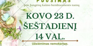 Kiaušinių marginimo edukacija Jungėnuose