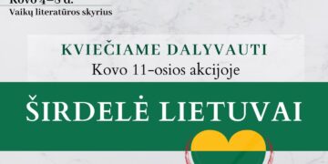Kovo 11-osios akcija „Širdelė Lietuvai“