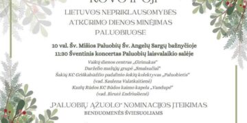 Kovo 11-osios minėjimas Paluobiuose