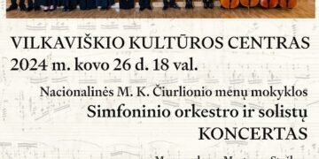 Nacionalinės M. K. Čiurlionio menų mokyklos simfoninio orkestro ir solistų koncertas