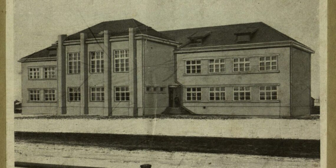 Naujai pastatyta Petro Armino mokykla
